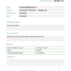 orange top puretropin gh HPLC testing 2022(2)